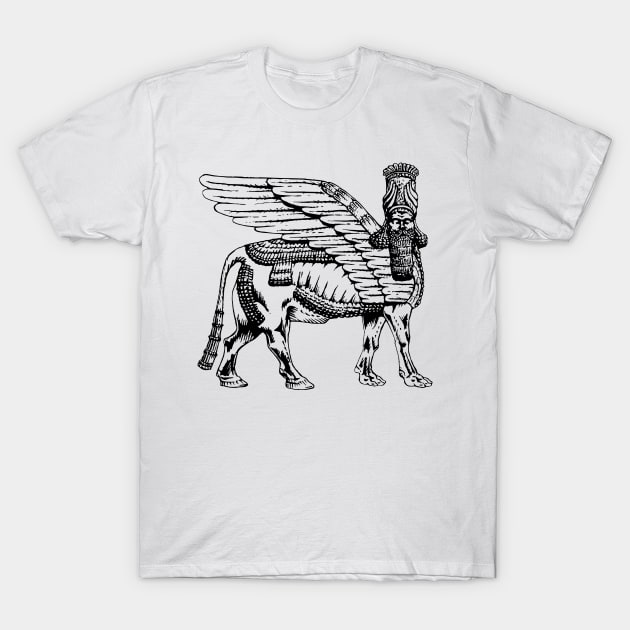 Lamassu Illustration T-Shirt by CreatorJ